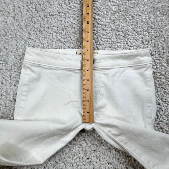 Free People We The Free Just Float Wide Leg Jean White Raw Hem 24x30 - Picture 9 of 14